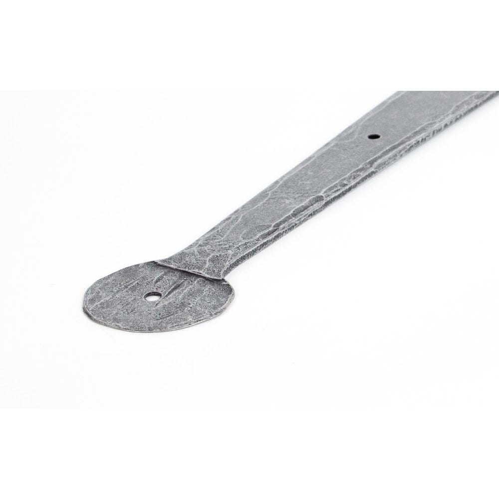 From The Anvil - Pewter 22" Penny End T Hinge (pair) | Sku. 33655 | Trade Door Handles.