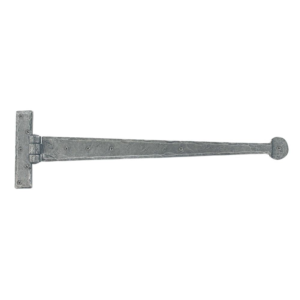 From The Anvil - Pewter 18" Penny End T Hinge (pair) | Sku. 33656 | Trade Door Handles.