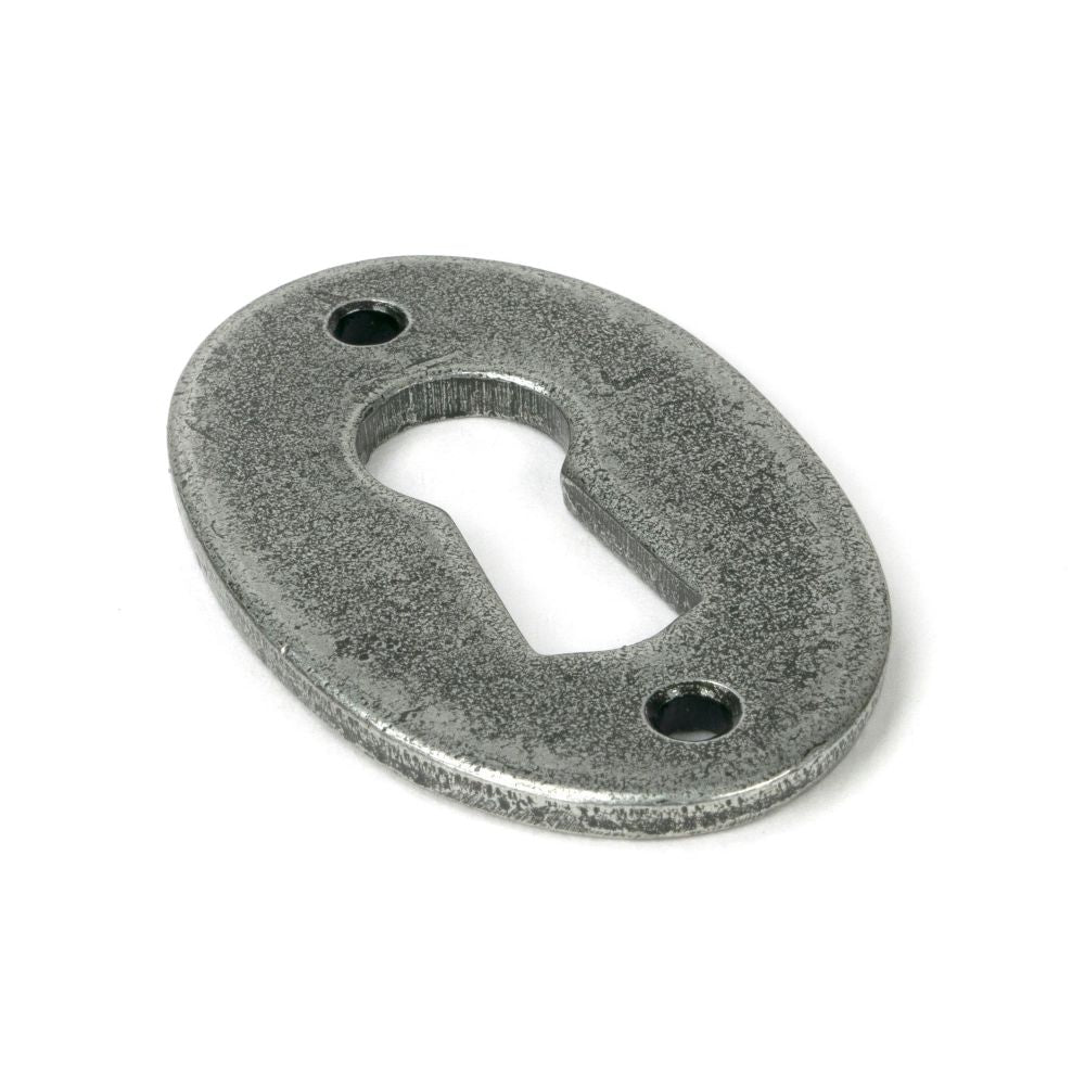 From The Anvil - Pewter Oval Escutcheon | Sku. 33665 | Trade Door Handles.