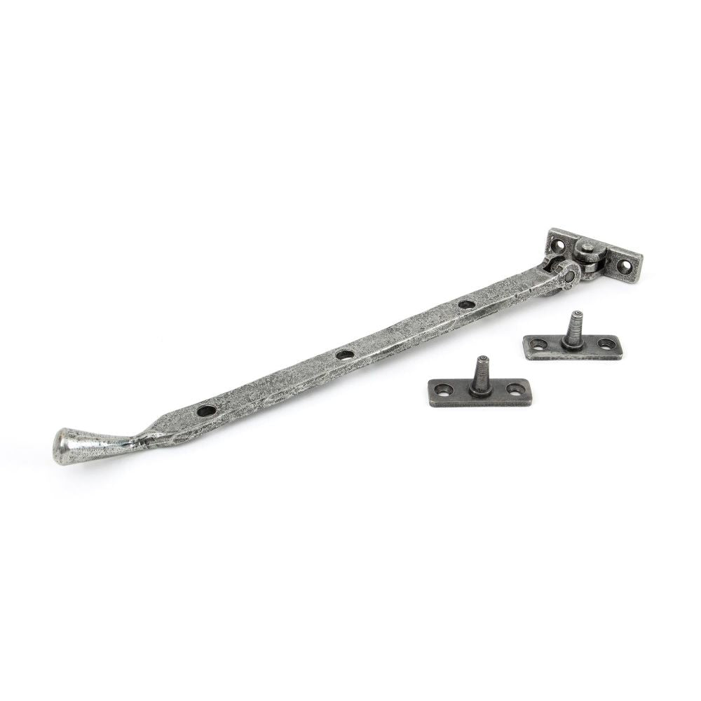 From The Anvil - Pewter 12" Peardrop Stay | Sku. 33679 | Trade Door Handles.
