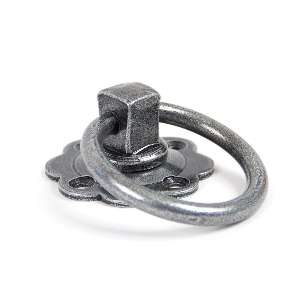 From The Anvil - Pewter Ring Turn Handle Set | Sku. 33689 | Trade Door Handles.