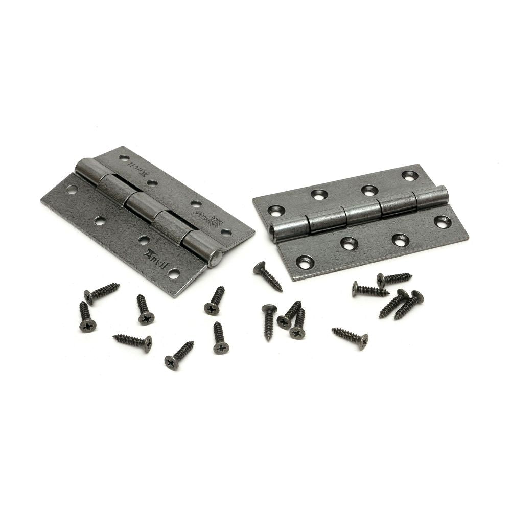 From The Anvil - Pewter 4" Butt Hinge (pair) | Sku. 33693 | Trade Door Handles.