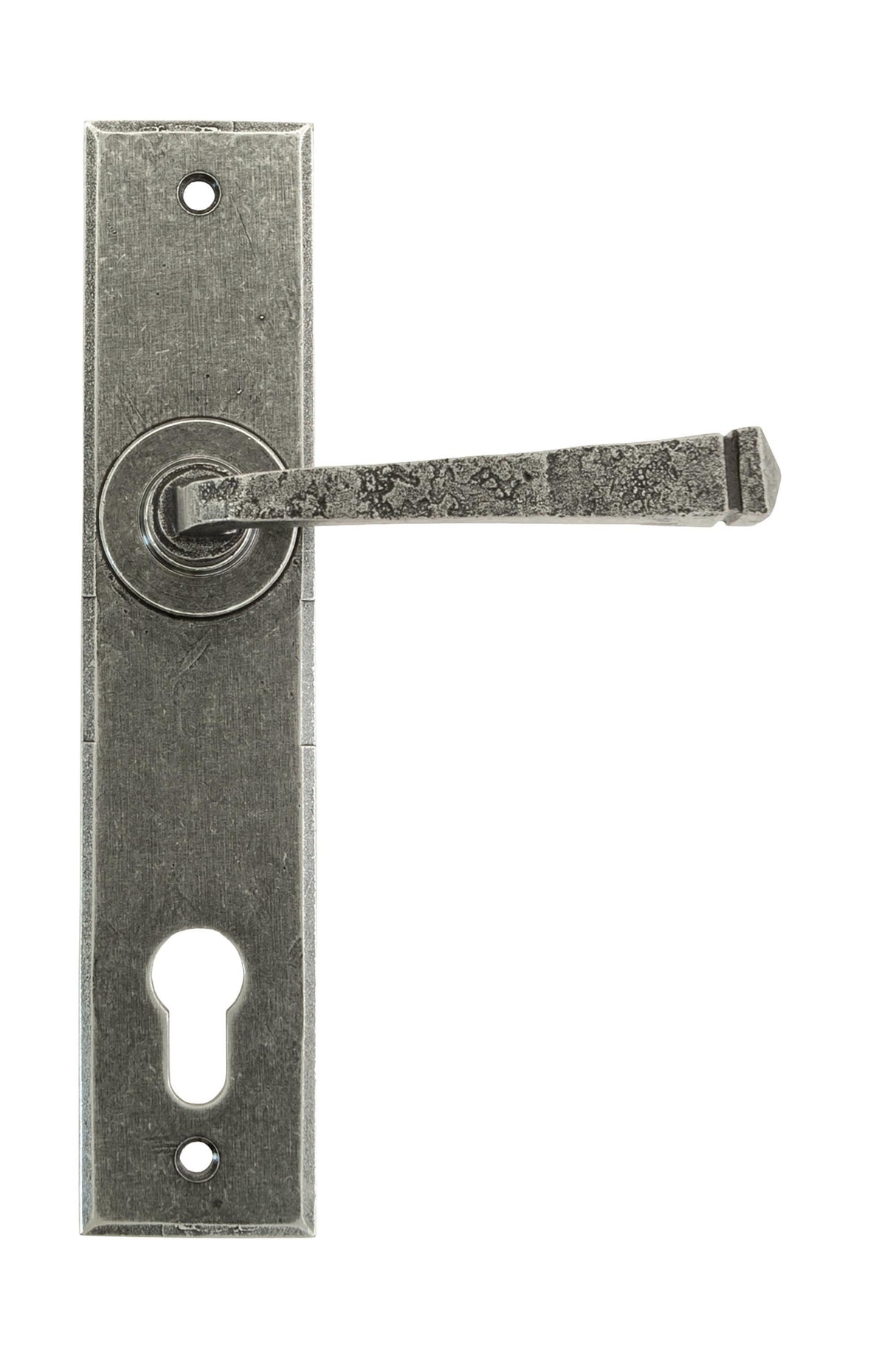 From The Anvil - Pewter Avon Lever Espag. Lock Set | Sku. 33704 | Trade Door Handles.