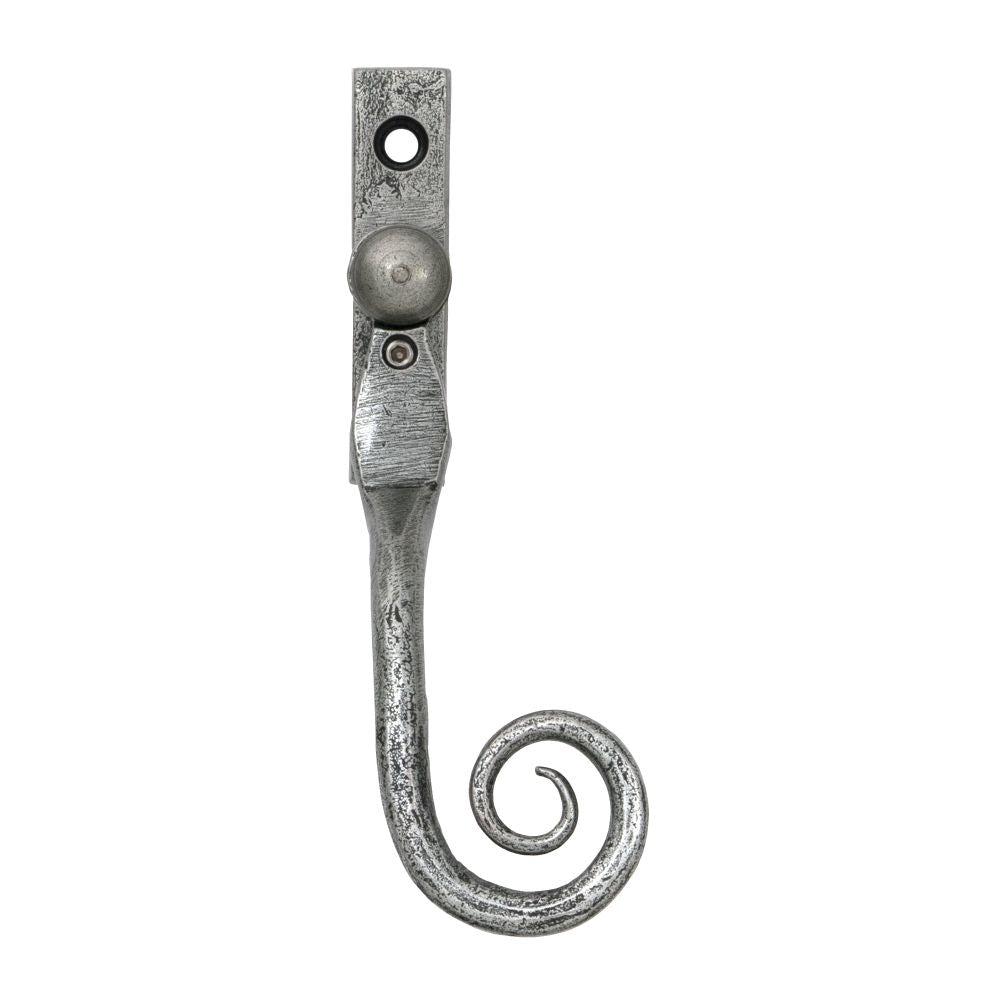 From The Anvil - Pewter 16mm Monkeytail Espag - RH | Sku. 33713 | Trade Door Handles.