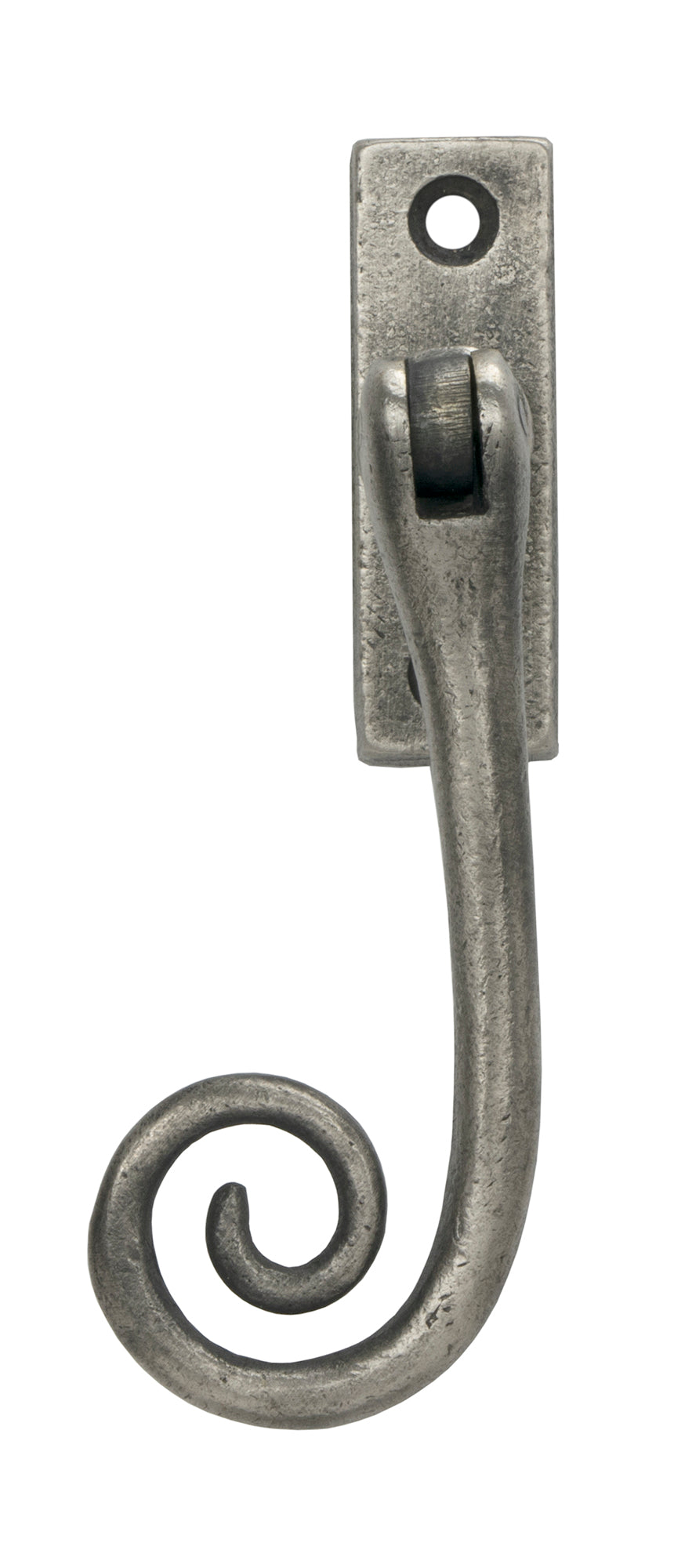 From The Anvil - Antique Pewter Slim Monkeytail Espag - LH | Sku. 33729 | Trade Door Handles.