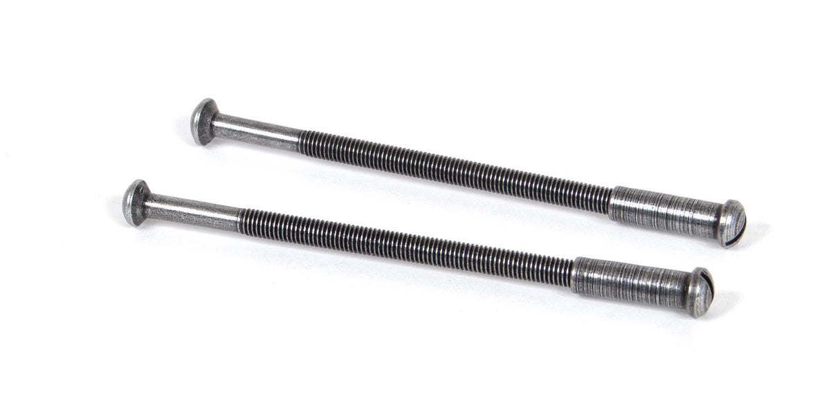 From The Anvil - Pewter 5MM Male & Female Screws (2) | Sku. 33767 | Trade Door Handles.