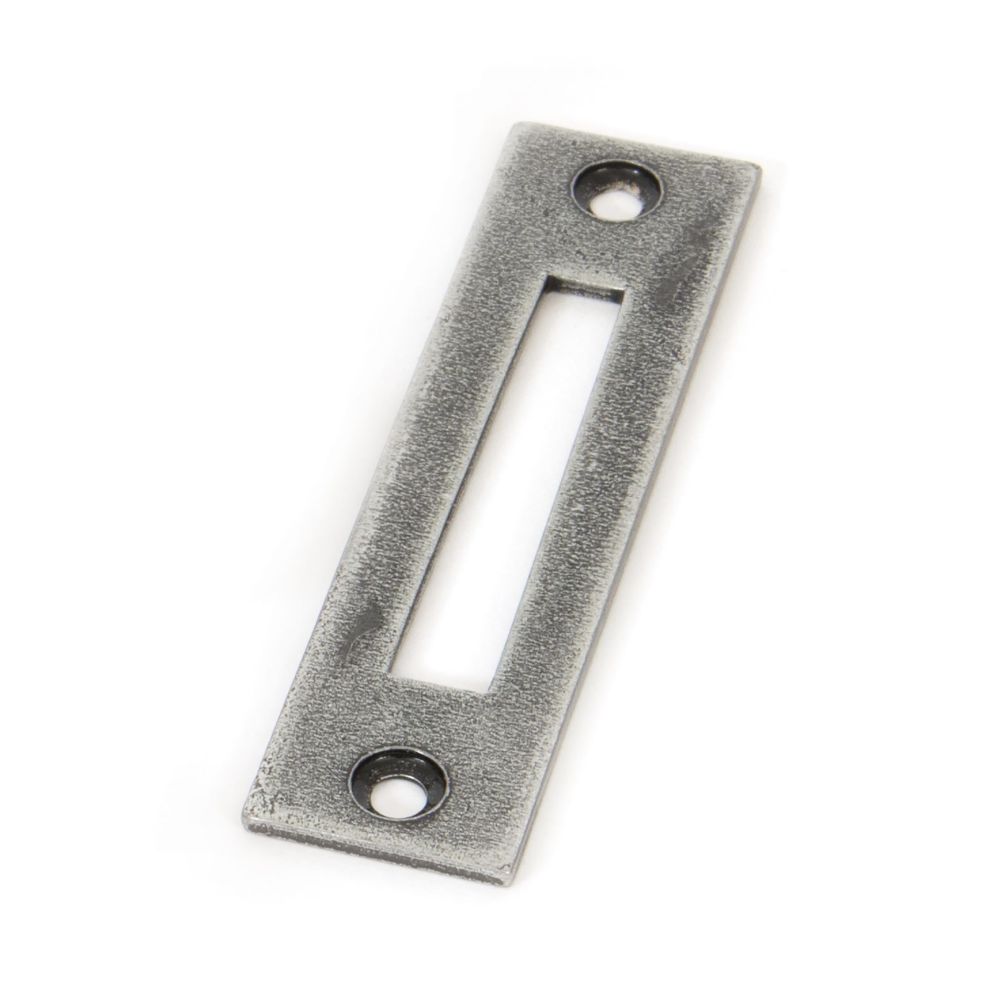From The Anvil - Pewter Mortice Plate | Sku. 33773 | Trade Door Handles.