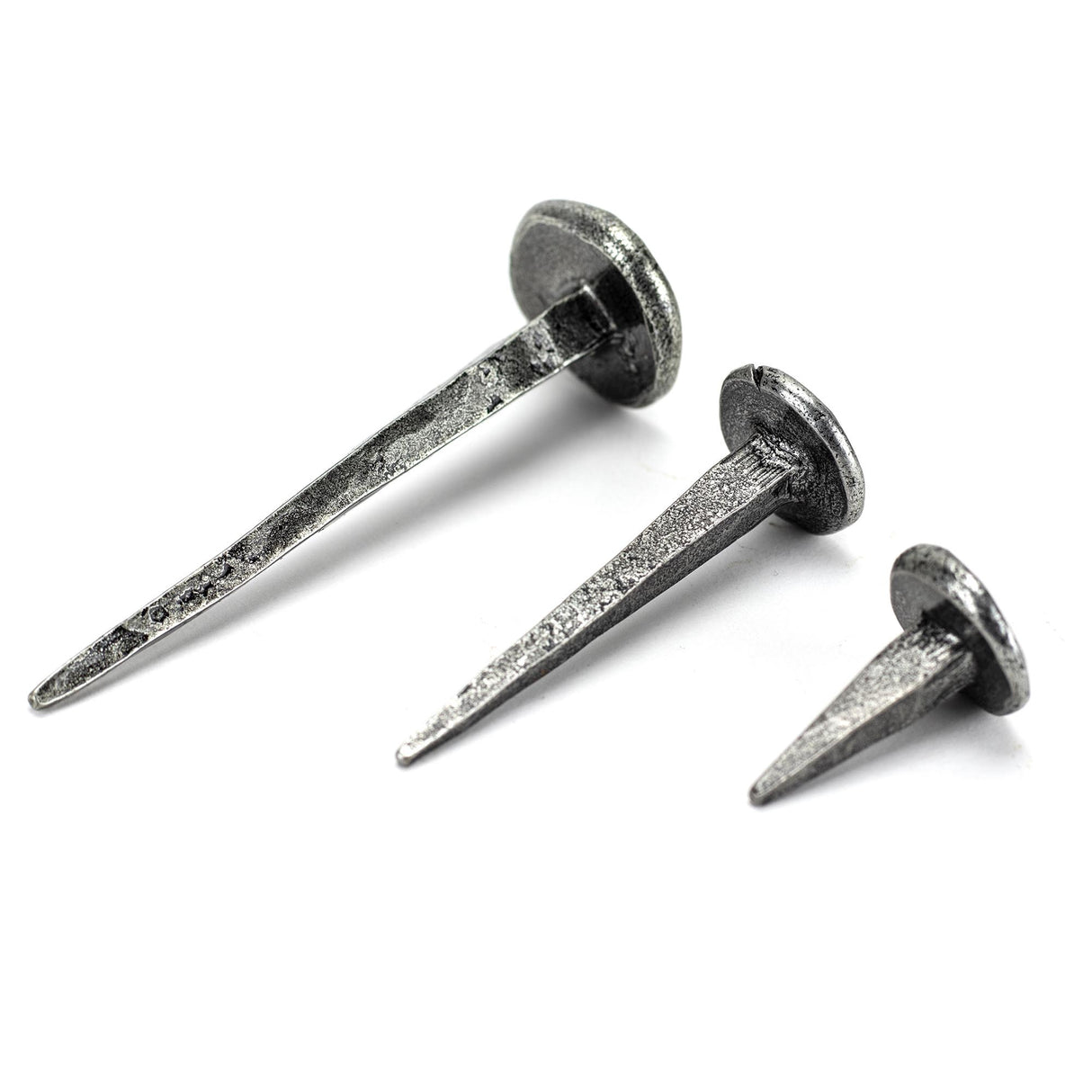 From The Anvil - Pewter 3" Handmade Nail | Sku. 33776 | Trade Door Handles.