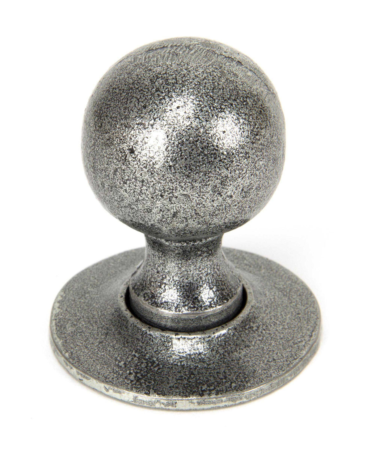 From The Anvil - Pewter Round Mortice/Rim Knob Set | Sku. 33778 | Trade Door Handles.