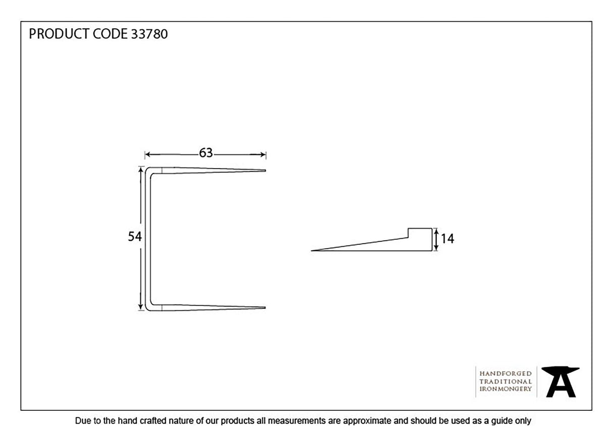 From The Anvil - Pewter Staple Pin | Sku. 33780 | Trade Door Handles.