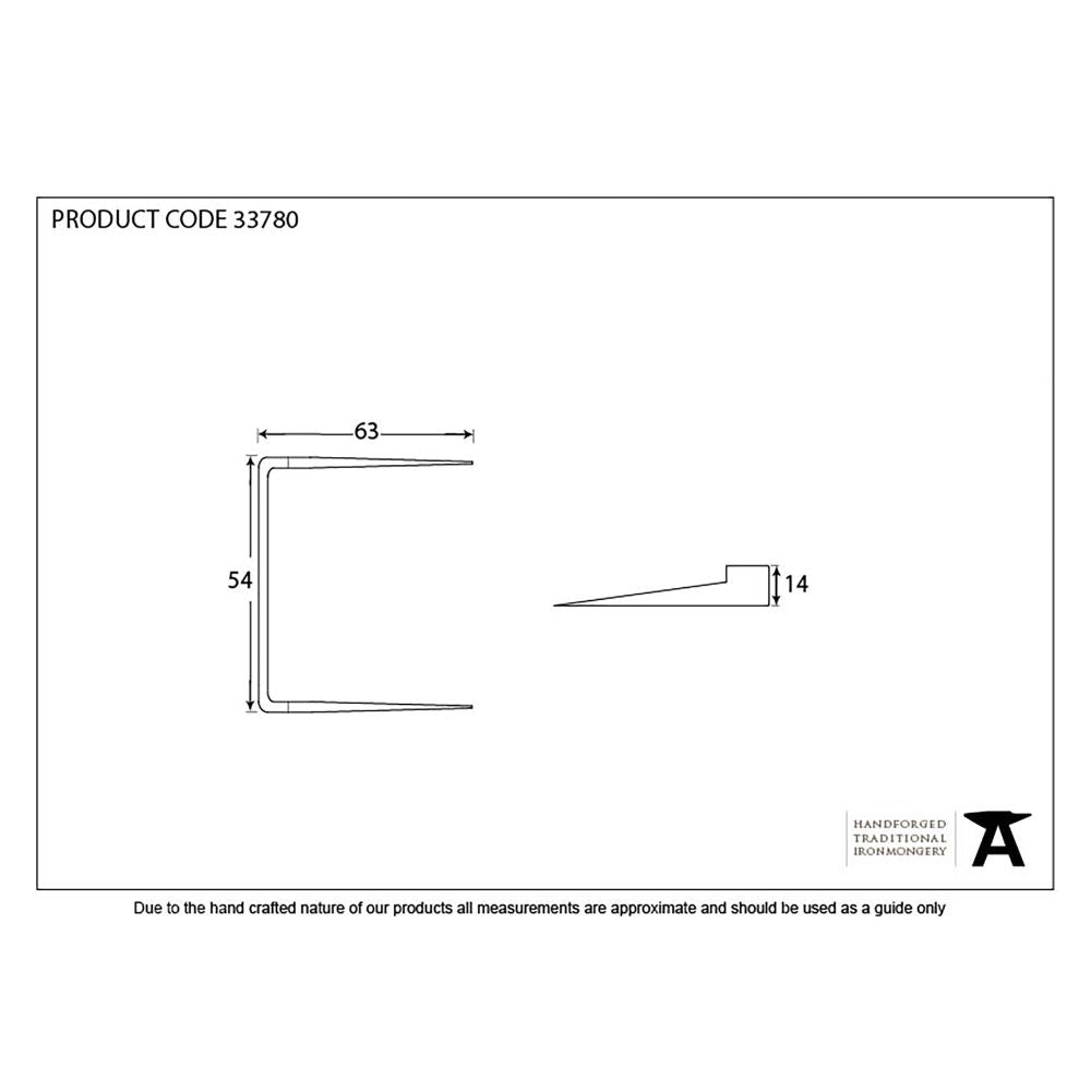 From The Anvil - Pewter Staple Pin | Sku. 33780 | Trade Door Handles.