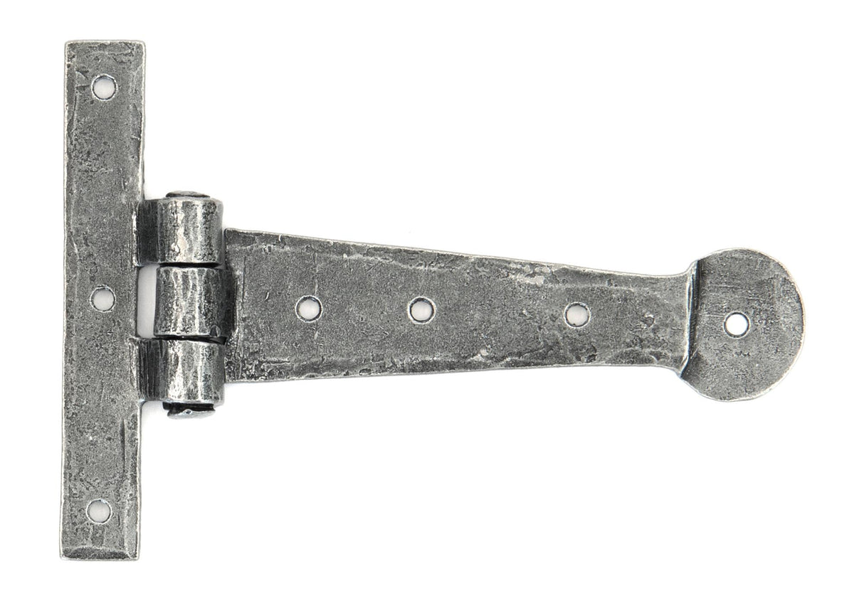 From The Anvil - Pewter 6" Penny End T Hinge (pair) | Sku. 33788 | Trade Door Handles.