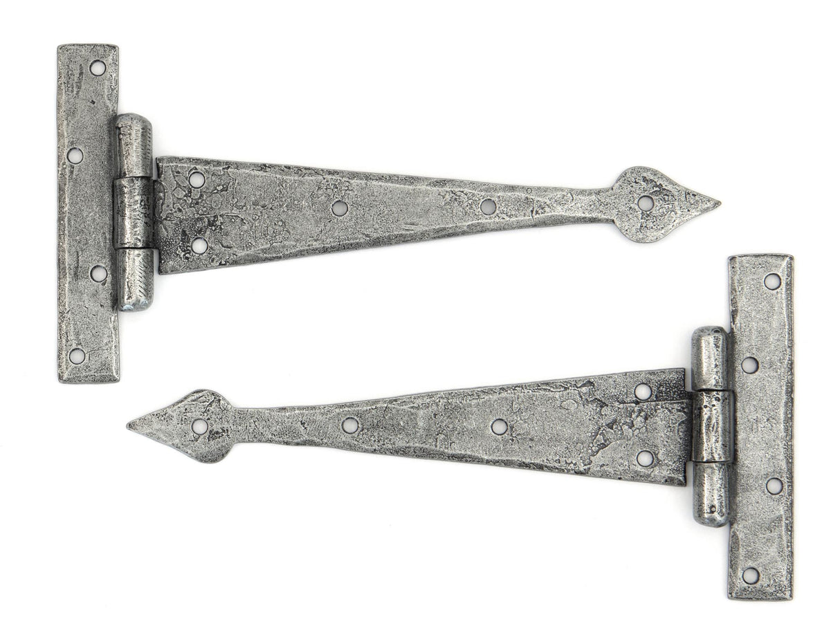 From The Anvil - Pewter 9" Arrow Head T Hinge (pair) | Sku. 33790 | Trade Door Handles.