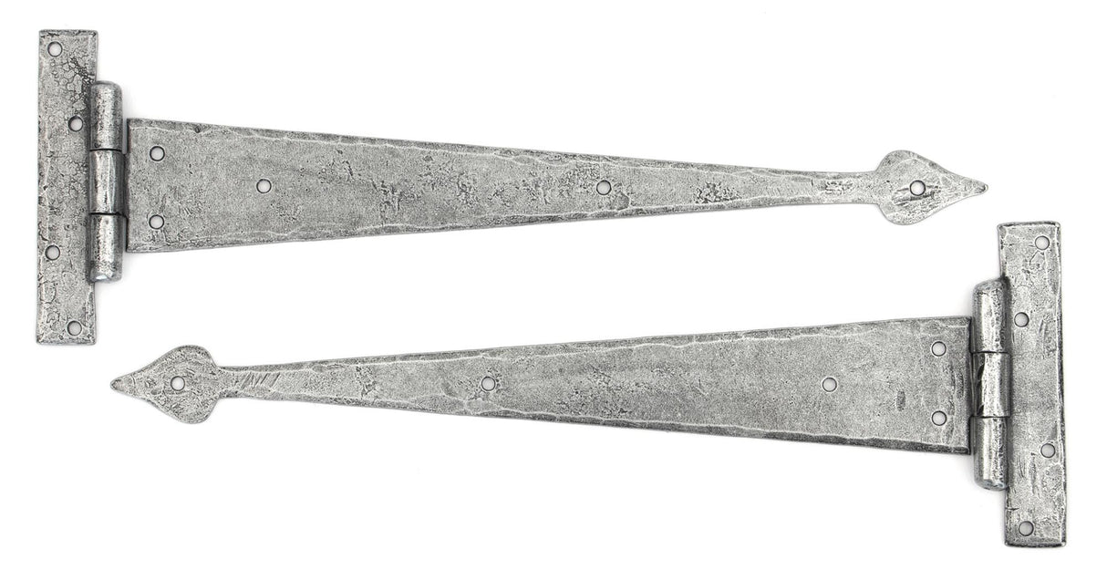 From The Anvil - Pewter 15" Arrow Head T Hinge (pair) | Sku. 33791 | Trade Door Handles.