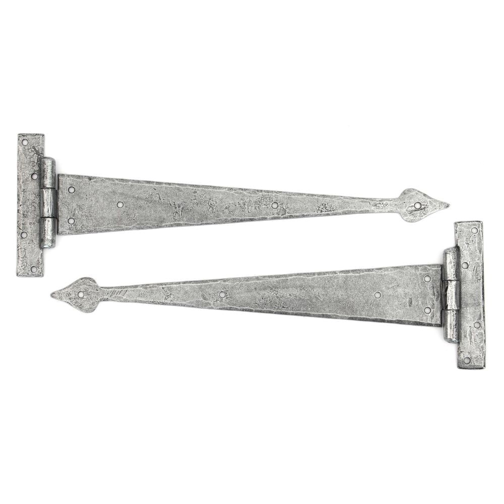 From The Anvil - Pewter 15" Arrow Head T Hinge (pair) | Sku. 33791 | Trade Door Handles.