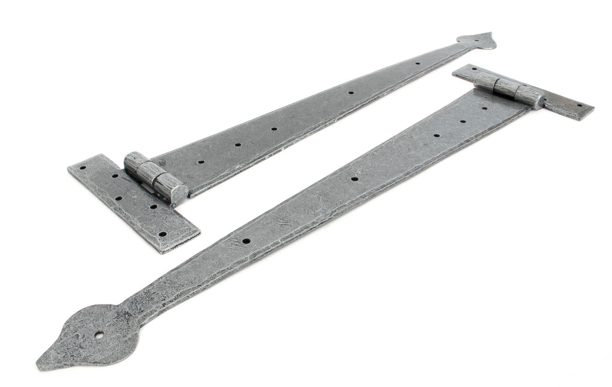 From The Anvil - Pewter 22" Arrow Head T Hinge (pair) | Sku. 33792 | Trade Door Handles.