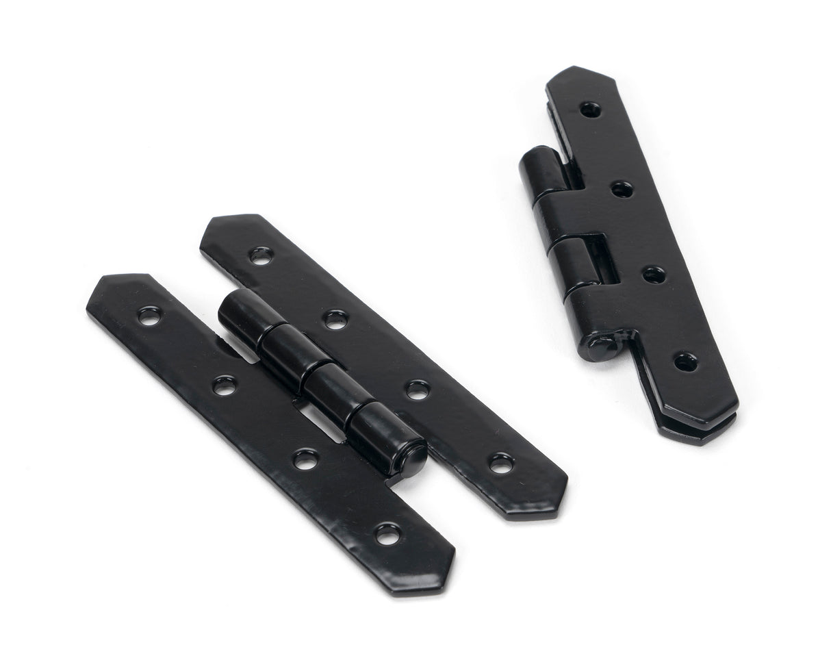 From The Anvil - Black 4" H Hinge (pair) | Sku. 33810 | Trade Door Handles.