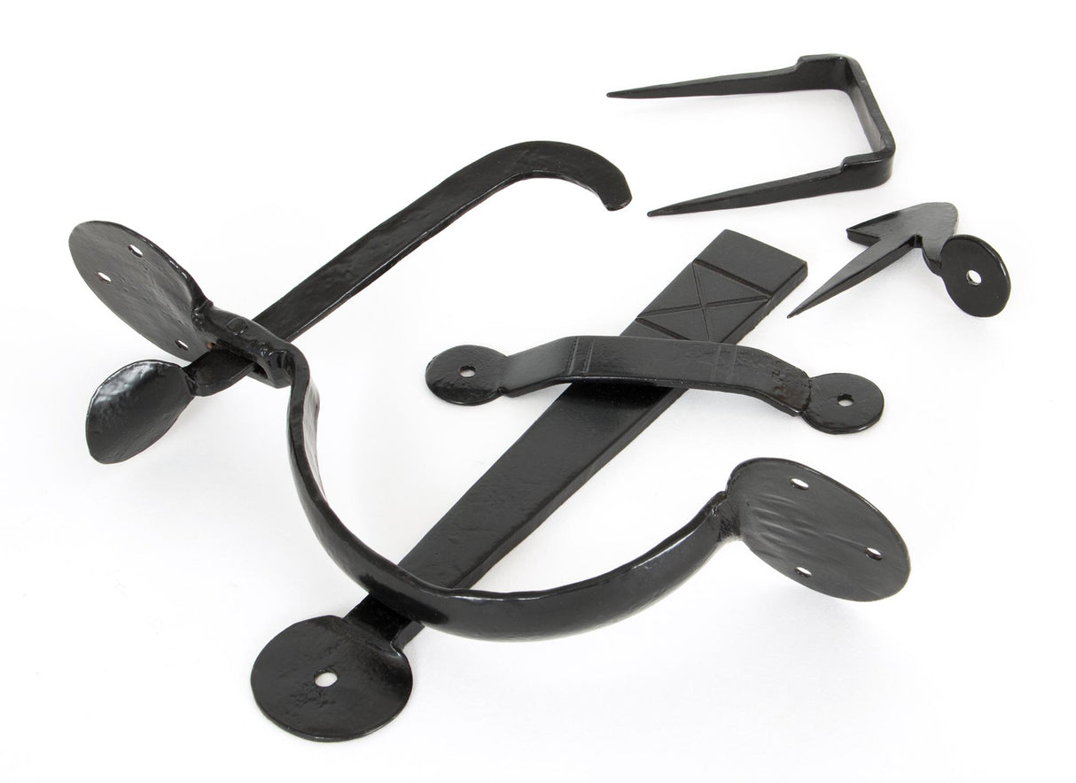 From The Anvil - Black Medium Bean Thumblatch - XL | Sku. 33815 | Trade Door Handles.