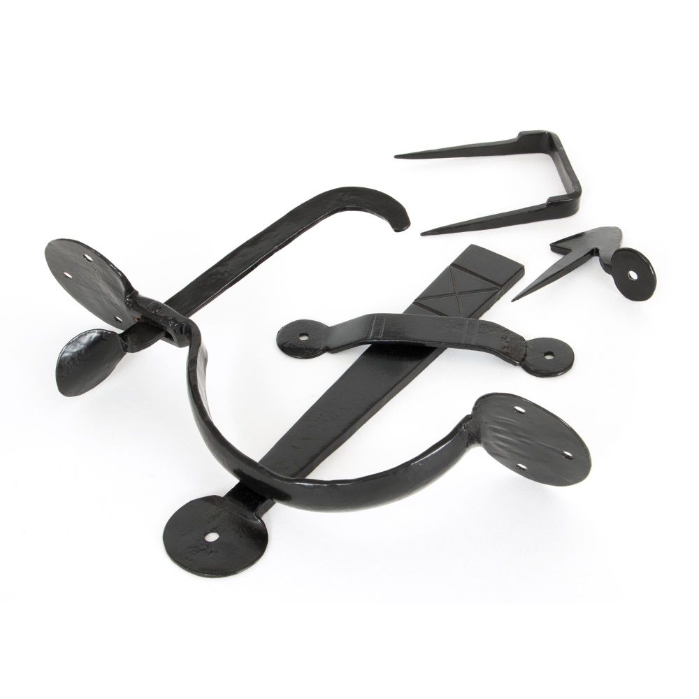 From The Anvil - Black Medium Bean Thumblatch - XL | Sku. 33815 | Trade Door Handles.