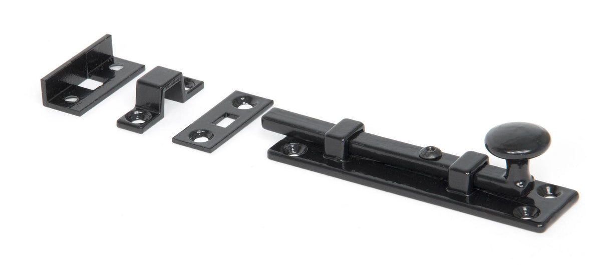 From The Anvil - Black 4" Universal Knob Bolt | Sku. 33871 | Trade Door Handles.