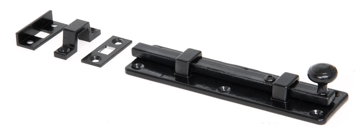 From The Anvil - Black 6" Universal Bolt | Sku. 33872 | Trade Door Handles.