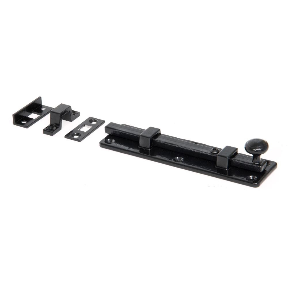 From The Anvil - Black 6" Universal Bolt | Sku. 33872 | Trade Door Handles.