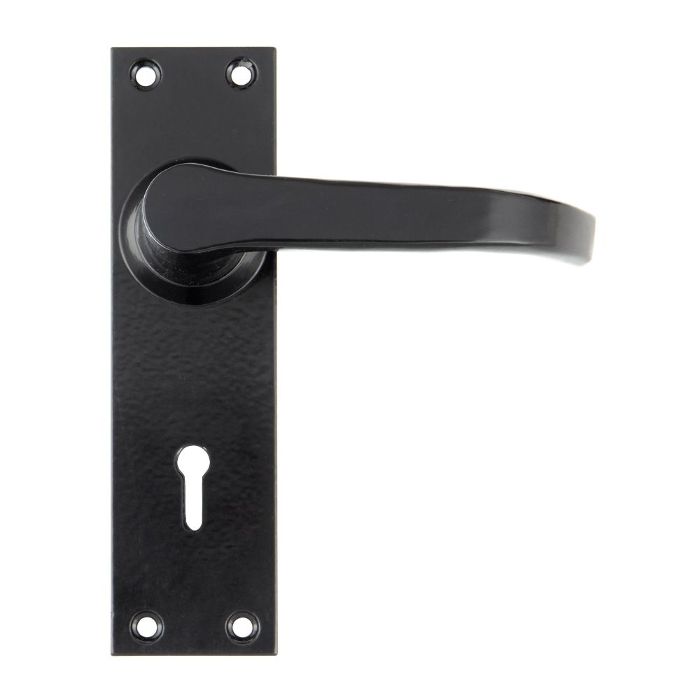From The Anvil - Black Deluxe Lever Lock Set | Sku. 33877 | Trade Door Handles.