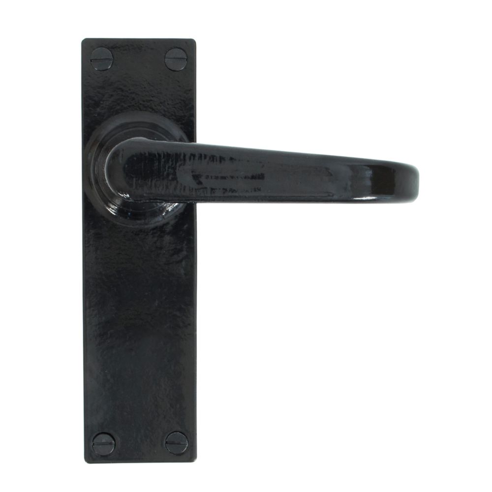 From The Anvil - Black Deluxe Lever Latch Set | Sku. 33878 | Trade Door Handles.