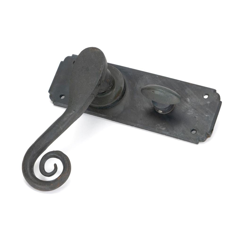 From The Anvil - Beeswax Monkeytail Lever Bathroom Set | Sku. 33902 | Trade Door Handles.