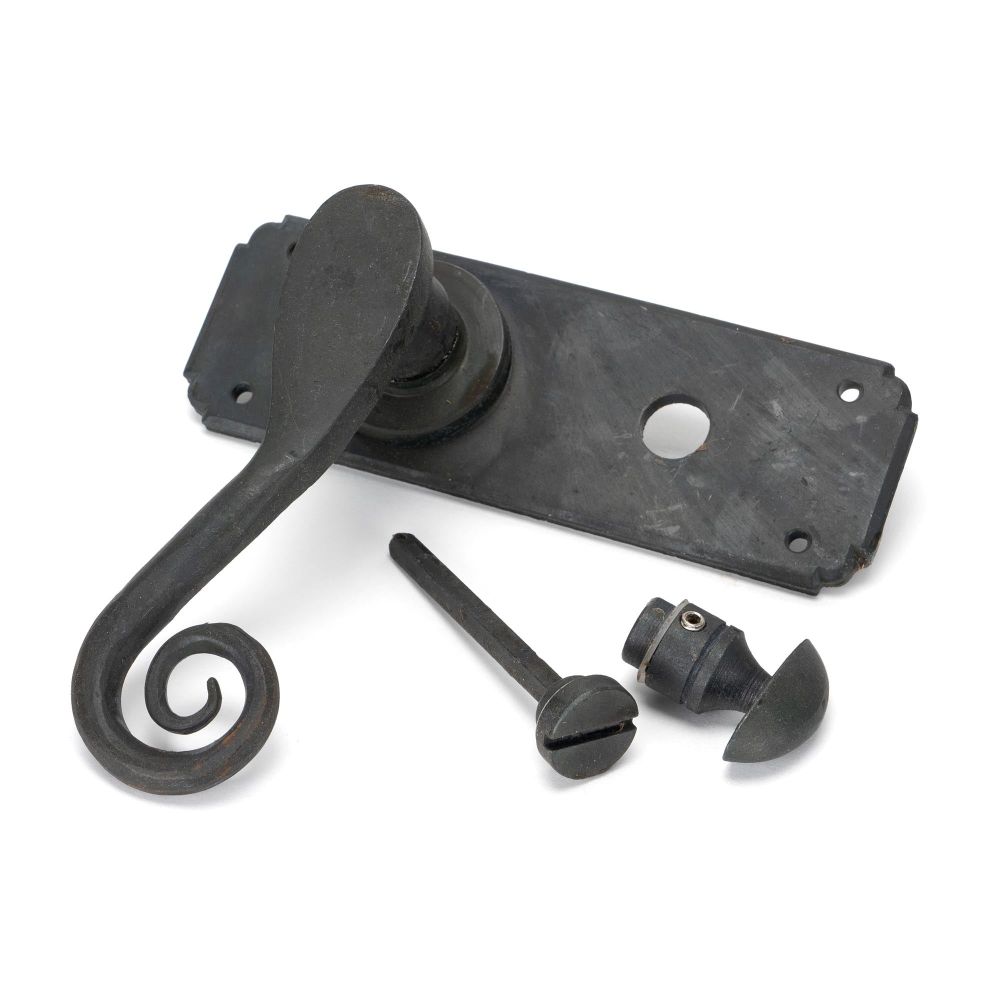 From The Anvil - Beeswax Monkeytail Lever Bathroom Set | Sku. 33902 | Trade Door Handles.