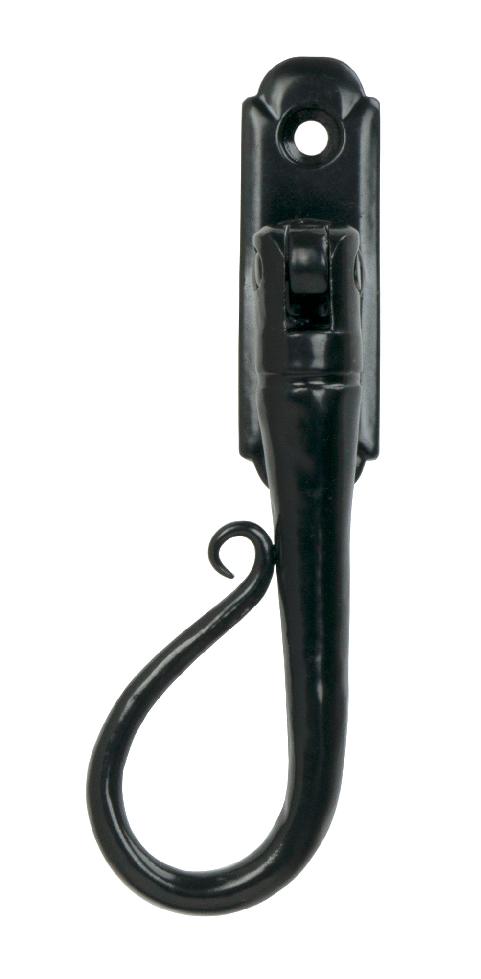 From The Anvil - Black Shepherd's Crook Espag - LH | Sku. 33958 | Trade Door Handles.