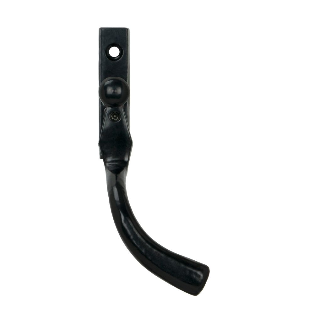 From The Anvil - Black 16mm Peardrop Espag - RH | Sku. 33975 | Trade Door Handles.