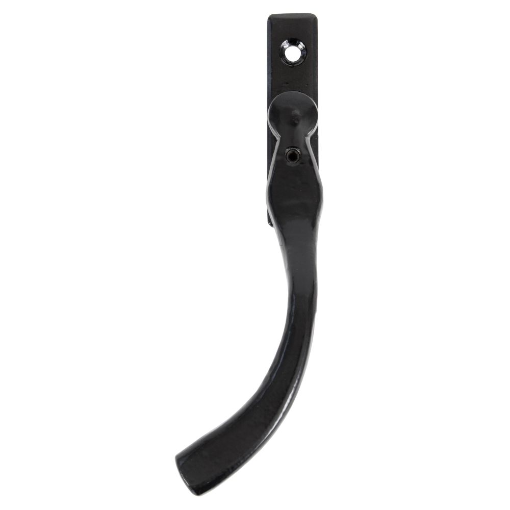 From The Anvil - Black 16mm Peardrop Espag - LH | Sku. 33976 | Trade Door Handles.