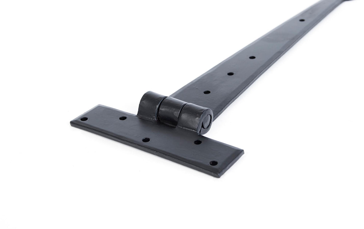 From The Anvil - Black 12" Penny End T Hinge (pair) | Sku. 33989 | Trade Door Handles.