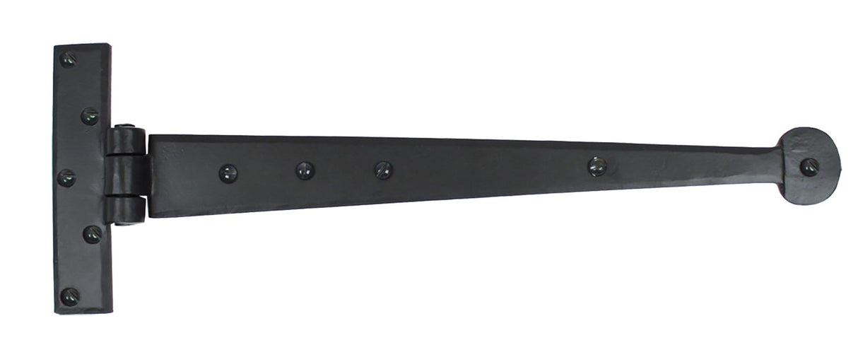 From The Anvil - Black 15" Penny End T Hinge (pair) | Sku. 33990 | Trade Door Handles.