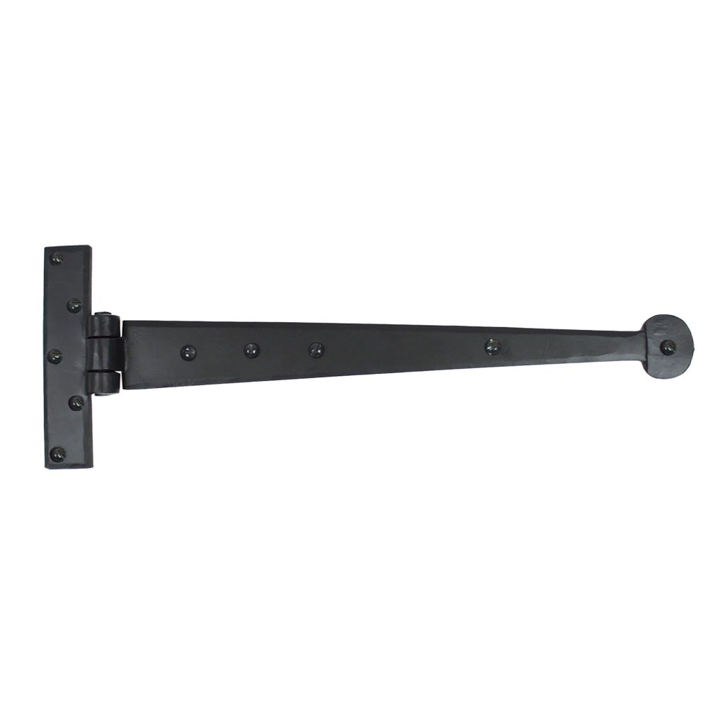 From The Anvil - Black 15" Penny End T Hinge (pair) | Sku. 33990 | Trade Door Handles.