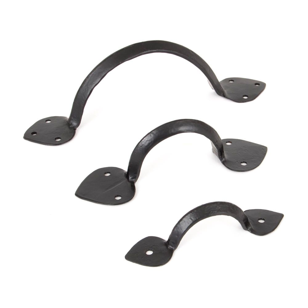 From The Anvil - Black 8" Gothic D Handle | Sku. 33996 | Trade Door Handles.