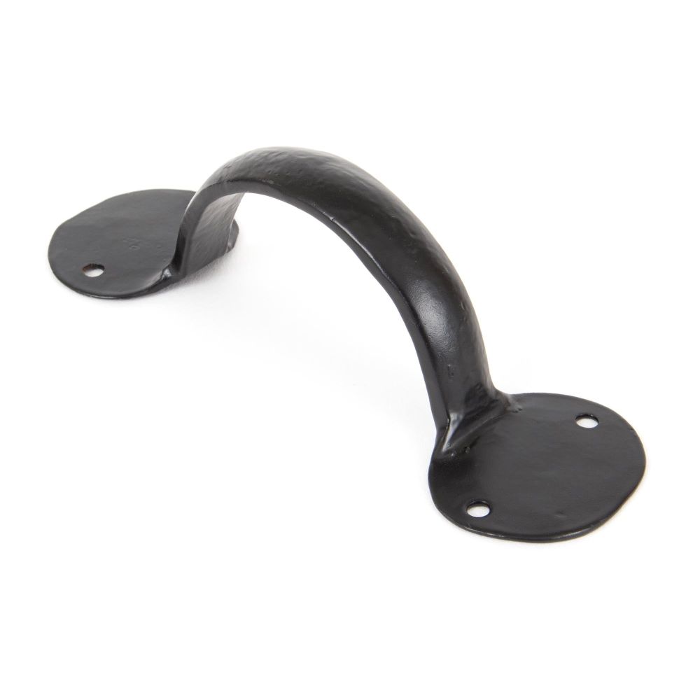 From The Anvil - Black 6" Bean D Handle | Sku. 33998 | Trade Door Handles.
