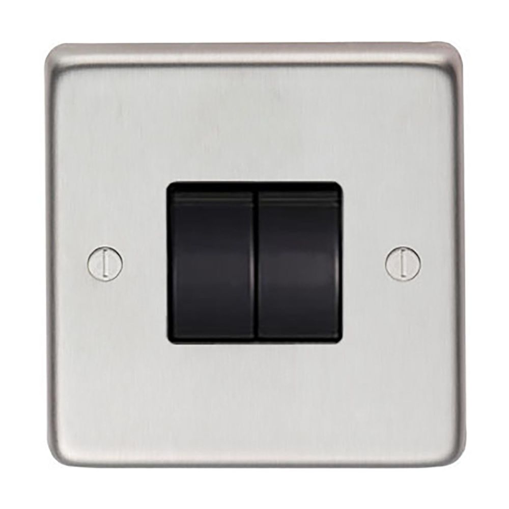 From The Anvil - SSS Double 10 Amp Switch | Sku. 34201/1 | Trade Door Handles.