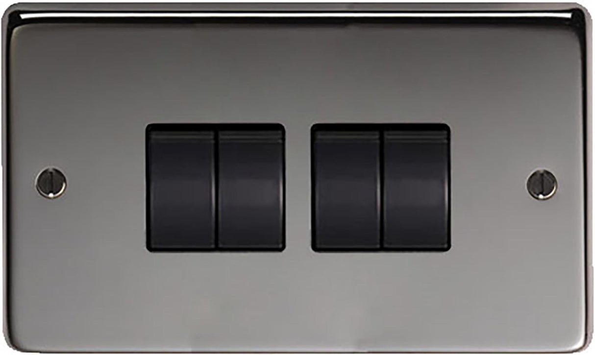 From The Anvil - BN Quad 10 Amp Switch | Sku. 34203 | Trade Door Handles.