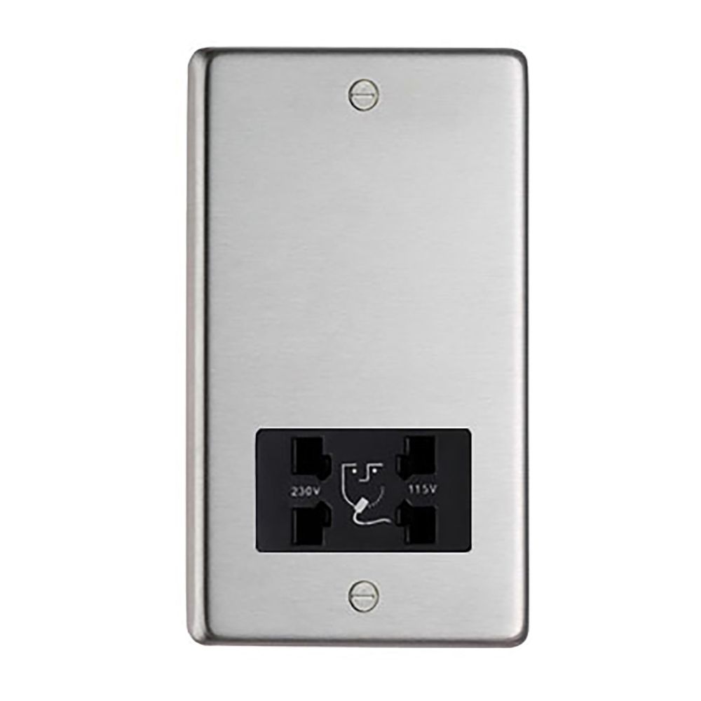 From The Anvil - SSS Dual Volt Shaver Socket | Sku. 34232/1 | Trade Door Handles.