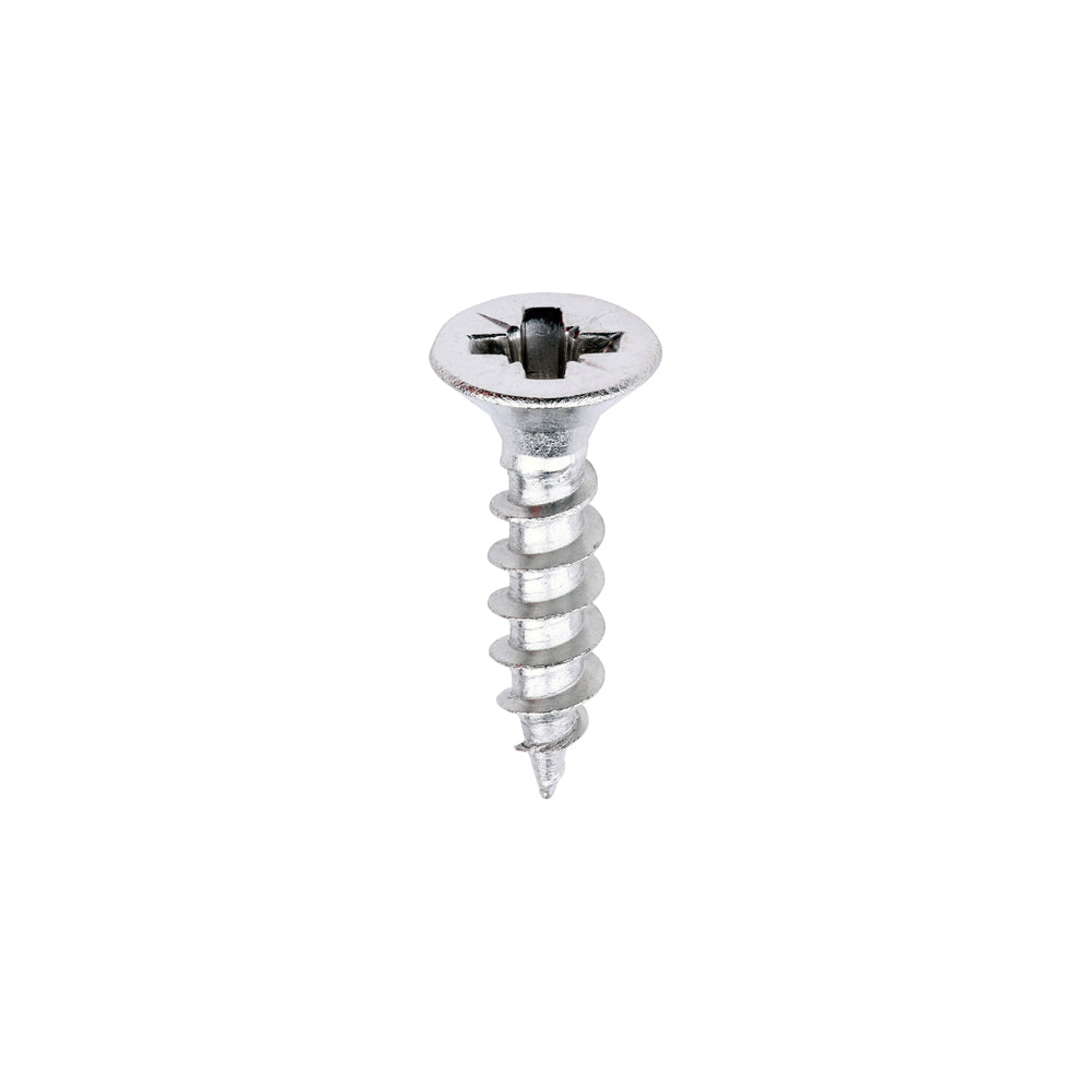 This is an image of Timco - Classic Multi-Purpose Screws - PZ - Double Countersunk - A2 Stainless Steel 3.5 x 16mm - (200 PCS Box) 35016CLASS