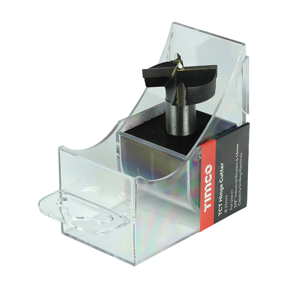 This is an image of Timco - TCT Hinge Cutter 35mm (1 Each Case) 35HC