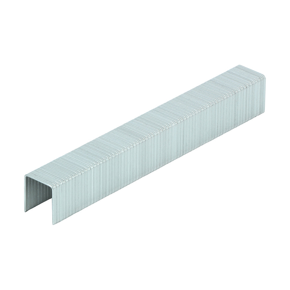 This is an image of Timco - Heavy Duty Staples - Chisel Point - Galvanised 12mm (1000 PCS Box) 377627