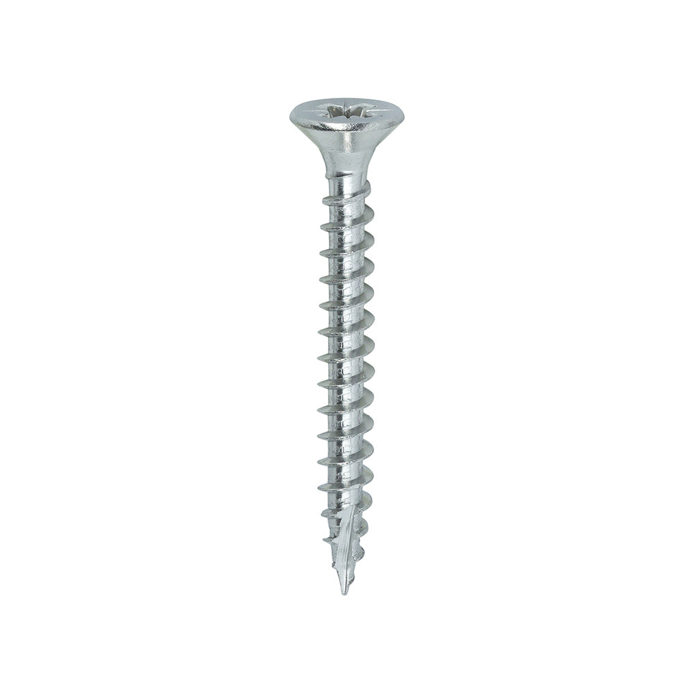 This is an image of Timco - Classic Multi-Purpose Screws - PZ - Double Countersunk - A4 Stainless Steel 4.0 x 35mm - (200 PCS Box) 40035CLA4
