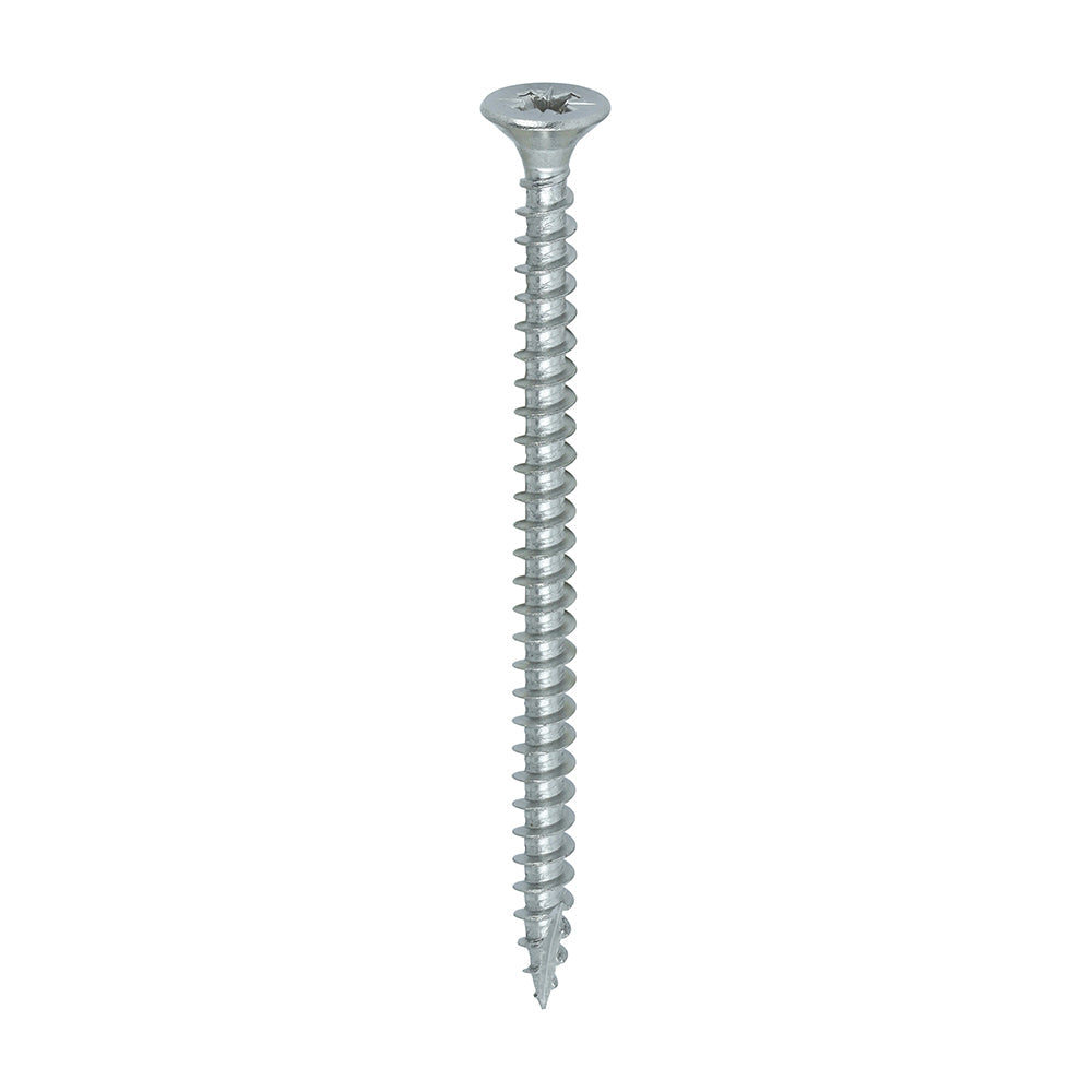 This is an image of Timco - Classic Multi-Purpose Screws - PZ - Double Countersunk - A4 Stainless Steel 4.0 x 60mm - (200 PCS Box) 40060CLA4