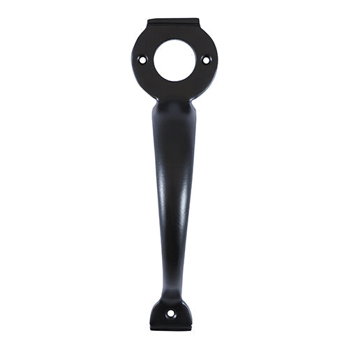 This is an image of Timco - Escutcheon Handle - Black 8" (1 Each TIMpac) 427258