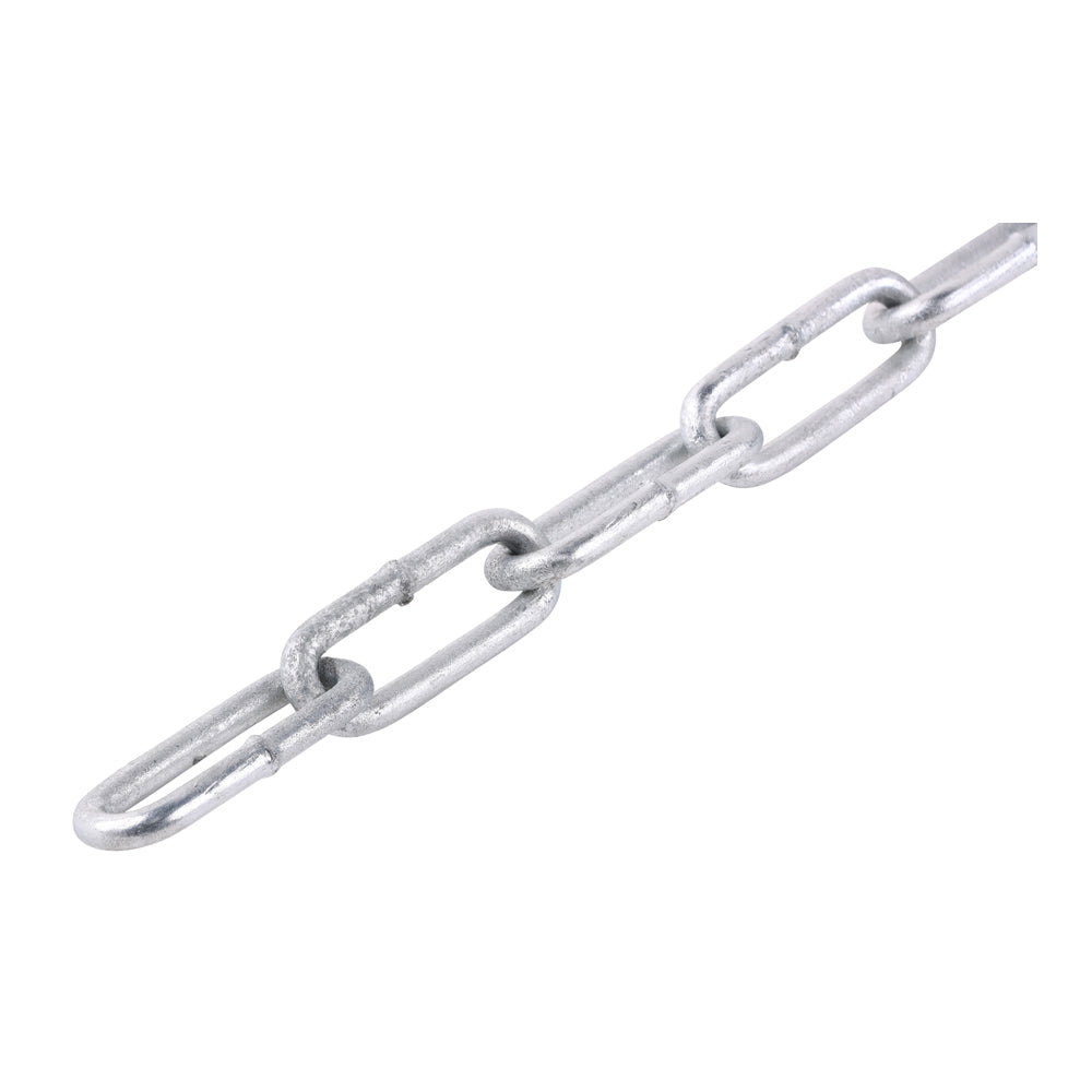 This is an image of Timco - Welded Link Chain - Hot Dipped Galvanised 4 x 32 x 8mm (10m) (1 Each Box) 432HDGC10