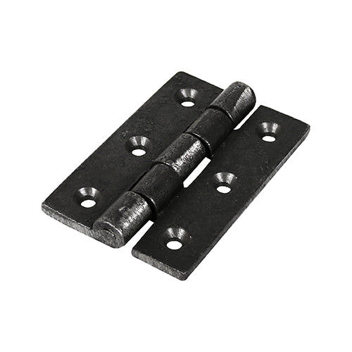 This is an image of Timco - Cast Iron Butt Hinge (200) - Self Colour 75 x 50 (1 Pairs Plain Bag) 434176
