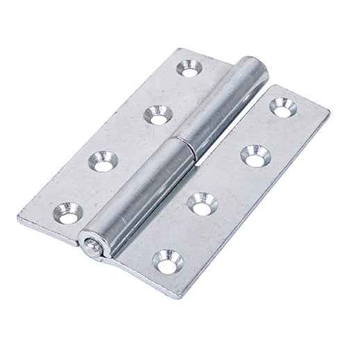This is an image of Timco - Lift Off Hinge (457) - Right Hand - Zinc 101 x 63 (1 Pairs Plain Bag) 434307